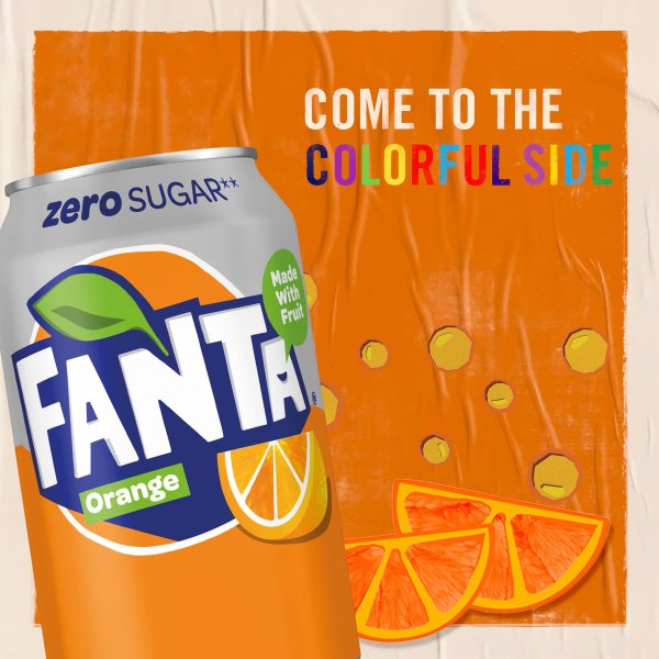 Fanta Orange Zero Sugar 8 X 330ml