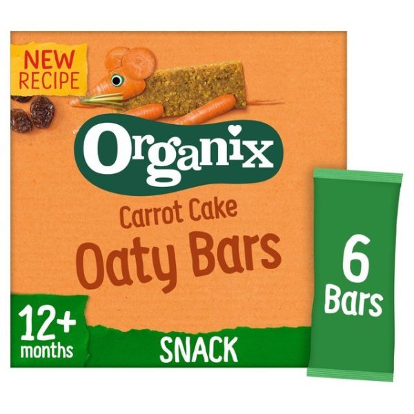 Organix Carrot Cake Soft Oaty Bars 138g