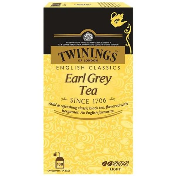 Twinings Earl Grey Tea, 200 g (100 Bags x 2 g each)