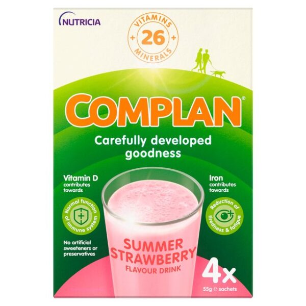 Complan Meal Replacement Strawberry 4x55g