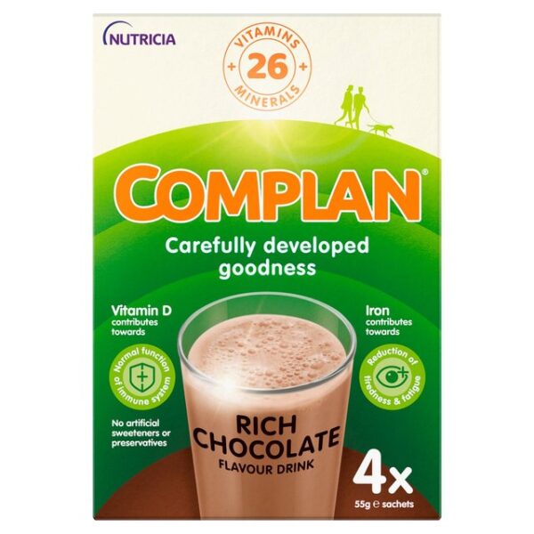 Complan Meal Replacement Chocolate 4x55g