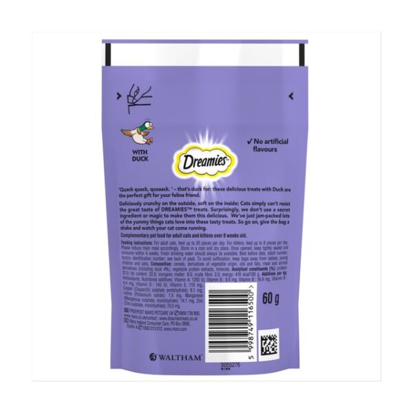 Dreamies Cat Treat Biscuits with Duck 60g