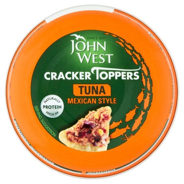 John West Cracker Toppers Tuna Mexican (80g)