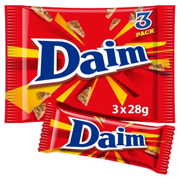 Daim Chocolate Multipack 3 Pack 84g