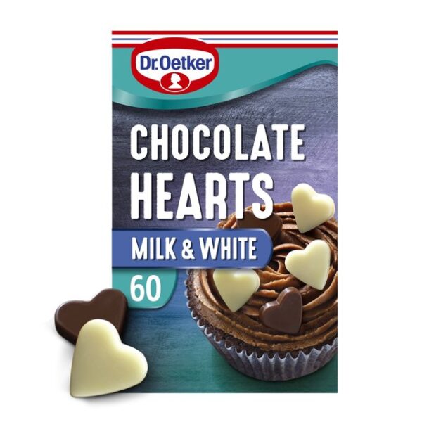 Dr Oetker Chocolate Hearts 40g