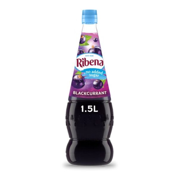 Ribena Conc Blackcurrant No Added Sugar 1.5l