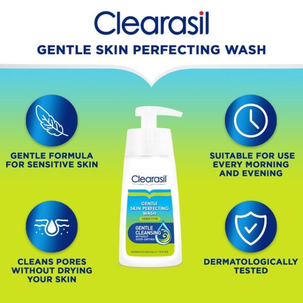 Clearasil Gentle Skin Perfecting Sensitive Wash 150ml