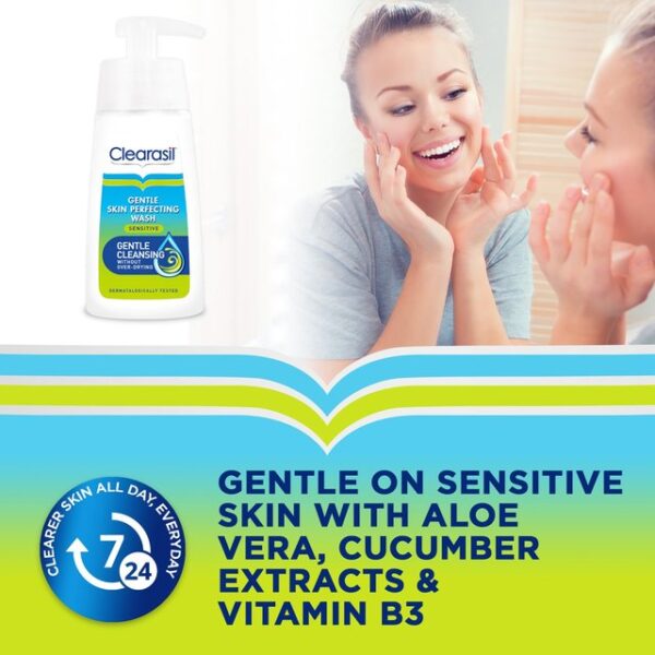 Clearasil Gentle Skin Perfecting Sensitive Wash 150ml