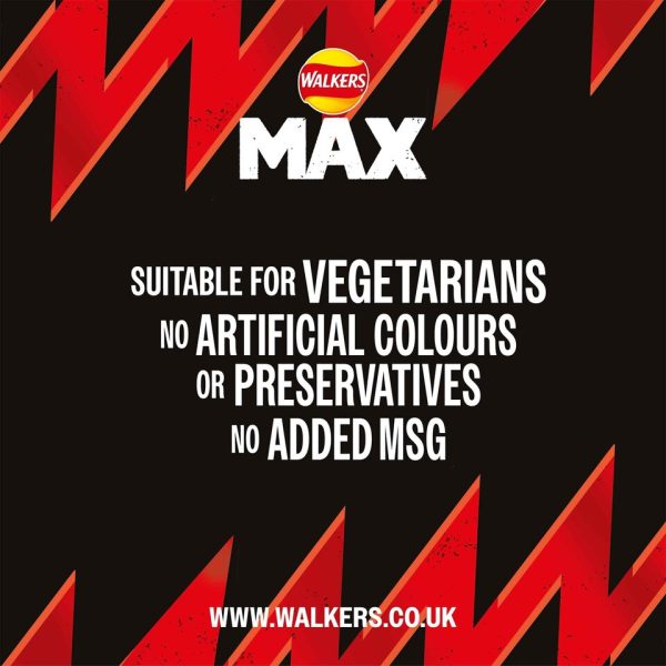 Walkers Max Strong Hot Sauce Blaze 50g