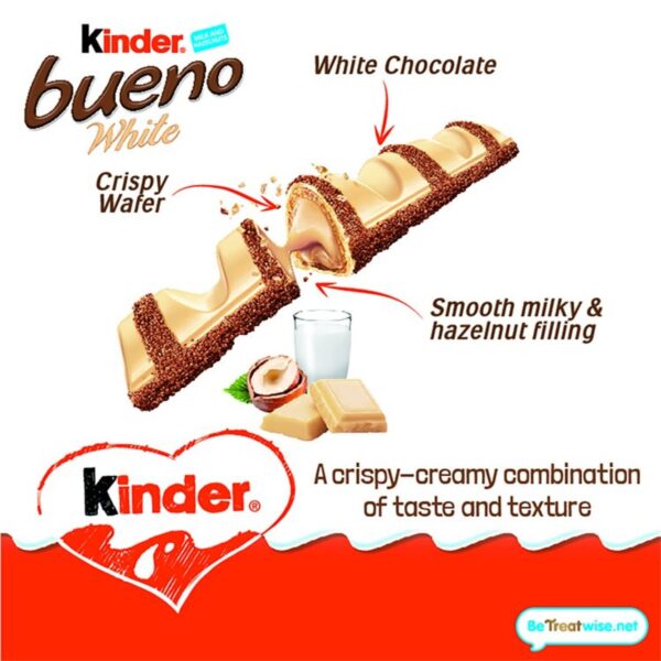 Kinder Bueno White 2 Bars 39g