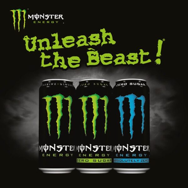 Monster Energy Zero Sugar 4 x 500ml