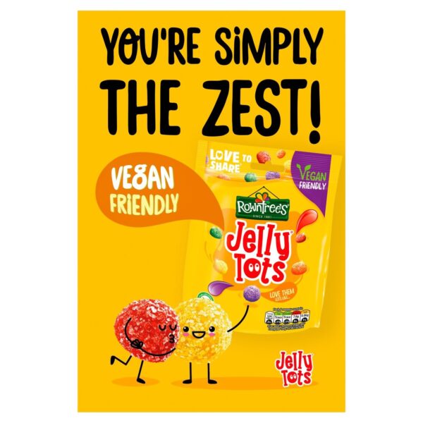 Rowntree's Jelly Tots Sweets Sharing Pouch Vegan 150g