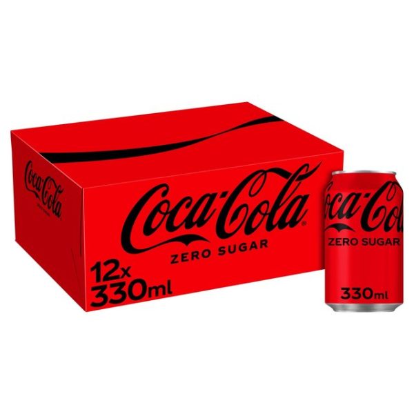 Coca Cola Zero Cans 12x330ml