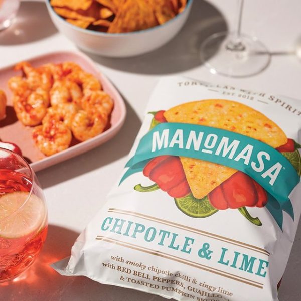 Manomasa Chipotle and Lime Sharing Tortilla Chips 140g