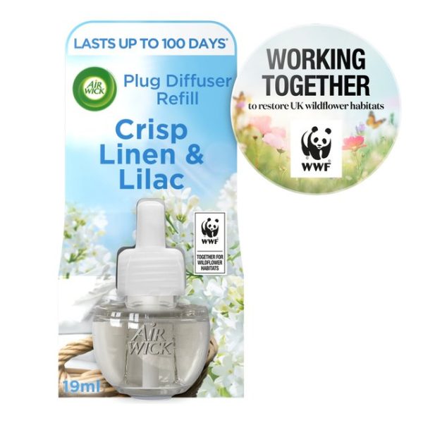 Airwick Plug In Refill Crisp Linen & Lilac