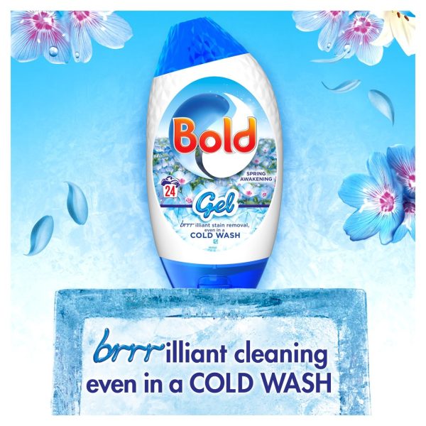 Bold 2-In-1 Spring Awakening Washing Liquid Gel 24 Washes 840ml