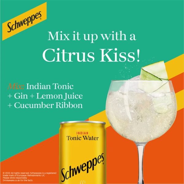 Schweppes Indian Tonic Water 12 X 150ml