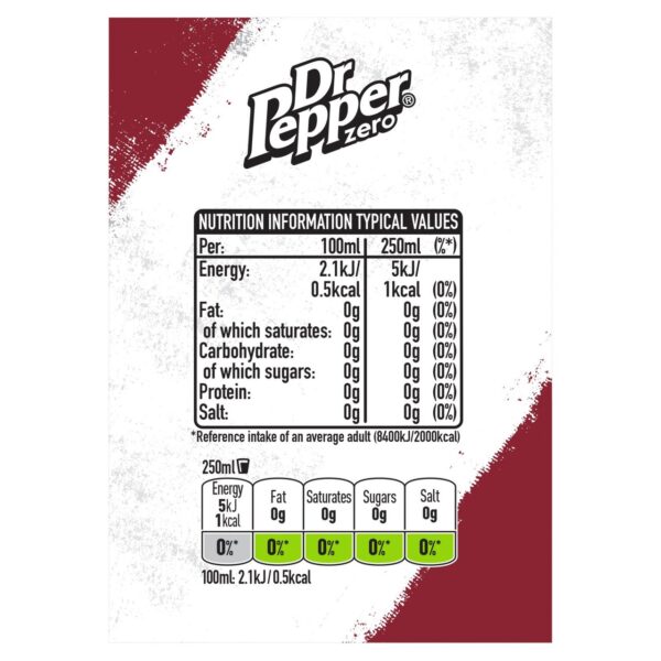 Dr Pepper Zero 2L