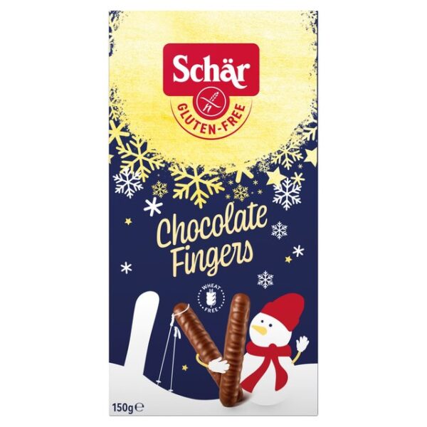 Schar Gluten Free Chocolate Fingers 150g