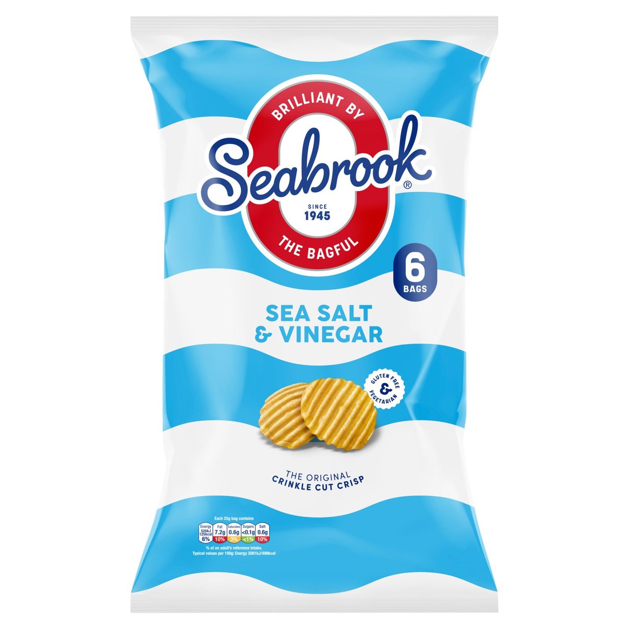 5 X Jacobs Cracker Crisps – Sea Salt & Balsamic Vinegar 150g Bags (Happy Snacks)