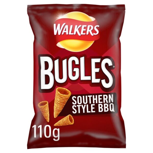 Walkers Southern Style Bbq Bugles 110g