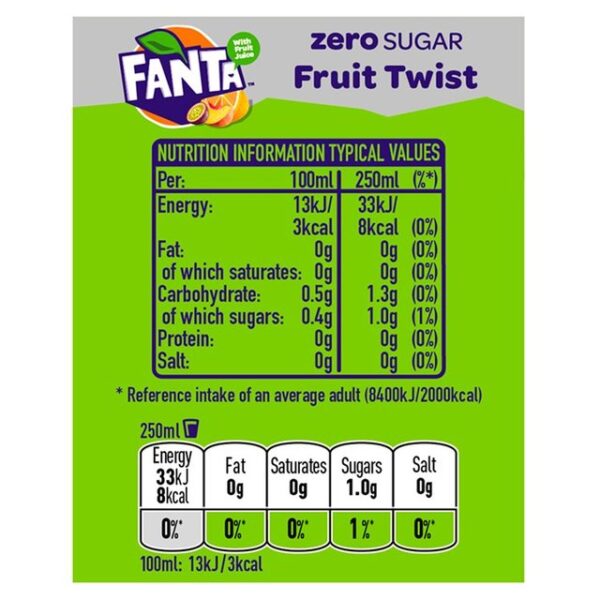 Fanta Fruit Twist Zero 2L