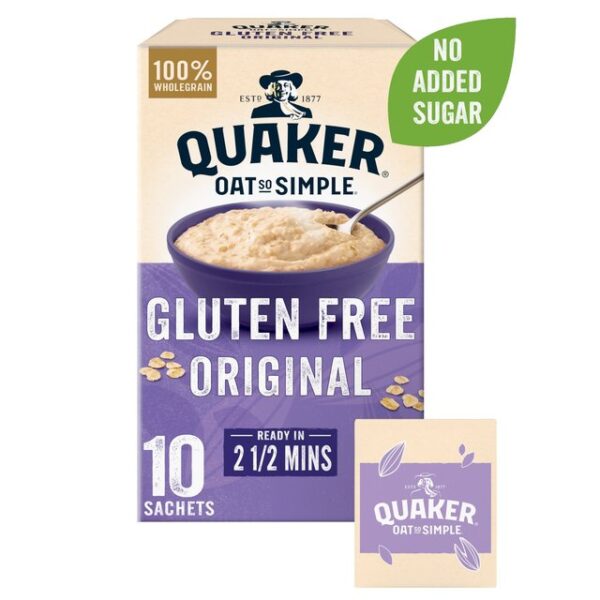 Quaker Oat So Simple Gluten Free Porridge Sachets 10 x 35g