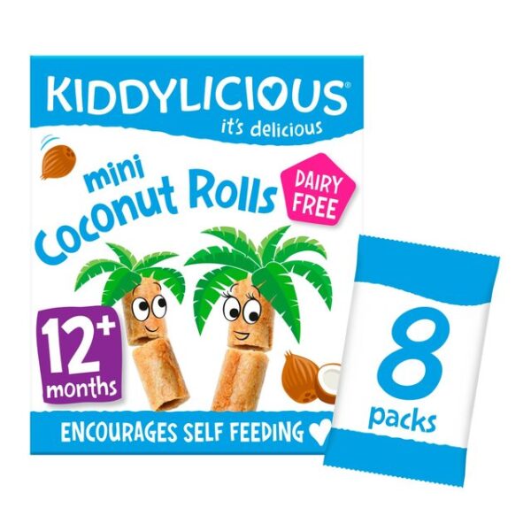 Kiddylicious Coconut Rolls 8 X 7g