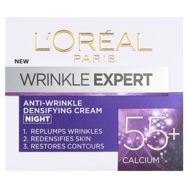 L Oreal Wrinkle Expert 55+ Night Cream 50ml