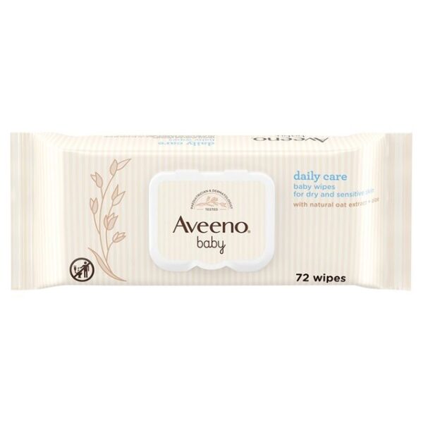 Aveeno Baby Daily Care Baby Wipes 72 Wipes