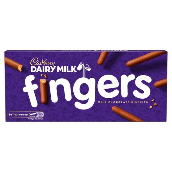 Cadbury Milk Chocolate Fingers 114g