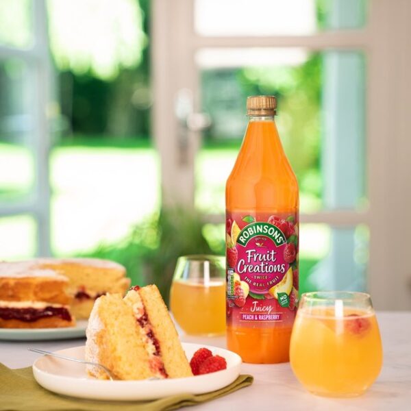 Robinsons Fruit Creations Peach, Raspberry Squash 1L