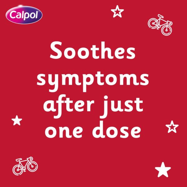 Calpol 6+ Years Sugar Free Strawberry Paracetamol Sachets 12 x 5ml