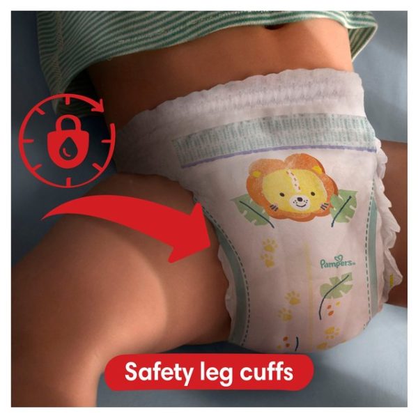 Pampers Baby-Dry Nappy Pants Size 8, 22 Nappies, 19kg+, Essential Pack 22 per pack