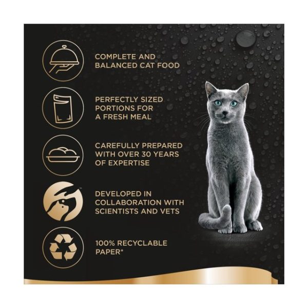 Sheba Fresh & Fine Wet Cat Food Pouches Beef & Chicken in Gravy 6 x 50g