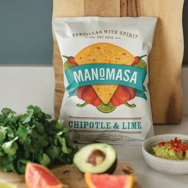 Manomasa Chipotle and Lime Sharing Tortilla Chips 140g