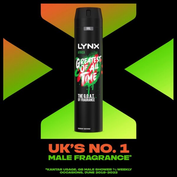 Lynx Africa Body Spray Deodorant 250ml