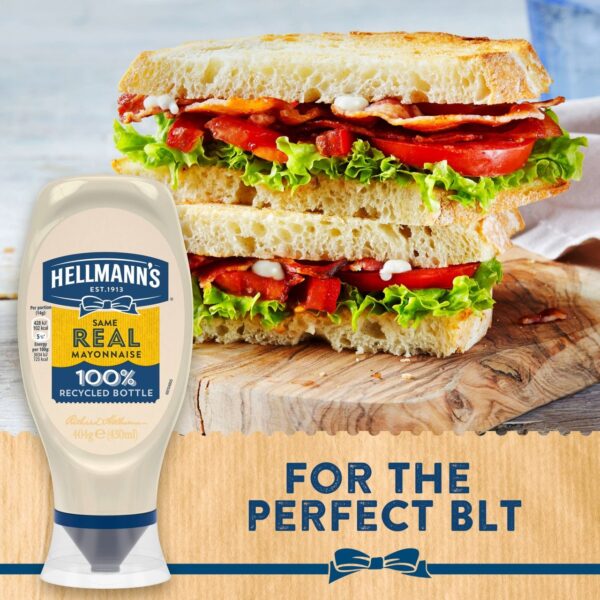 Hellmann's Real Squeezy Mayonnaise 430ml