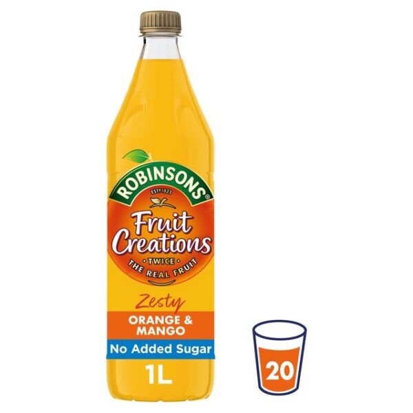 Robinsons Fruit Creations Zesty Orange & Mango 1l