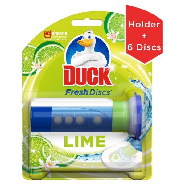 Duck Toilet Fresh Discs Holder Lime 36ml