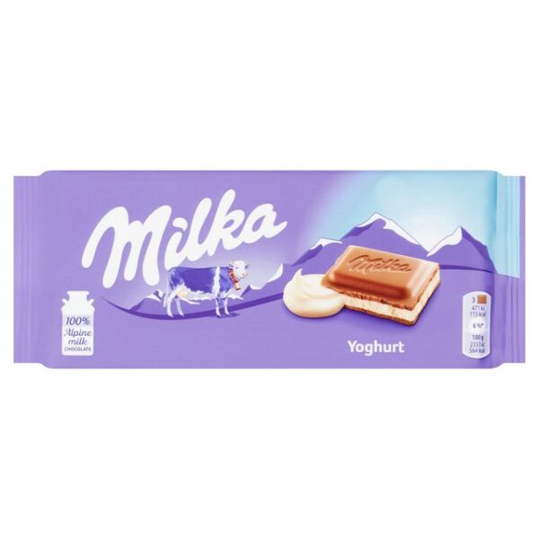 Milka Yoghurt 100% Alpine Milk Chocolate 100g