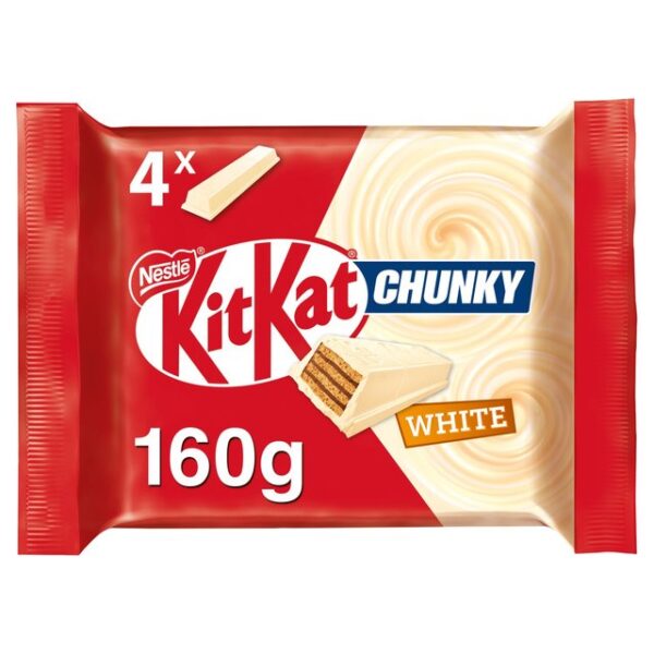 Kit Kat Chunky White Chocolate 4 Bars 160g