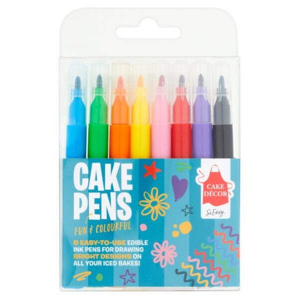 Cake Decor Cake Pens Edible 8 Colours