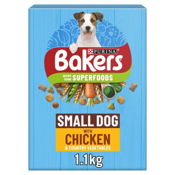 Bakers Small Dog With Tasty Beef & Vegetables & Wholegrain 1.1kg