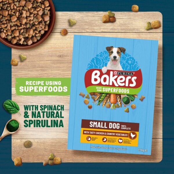 Bakers Small Dog With Tasty Beef & Vegetables & Wholegrain 1.1kg