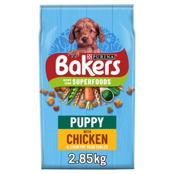 Bakers Puppy With Tasty Chicken & Vegetables & Wholegrain 2.85kg