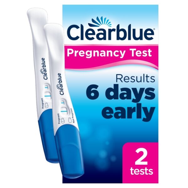 Clearblue Early Detection Pregnancy Test, 2 Tests 2 per pack