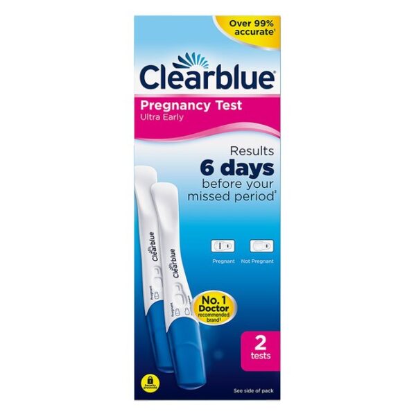 Clearblue Early Detection Pregnancy Test, 2 Tests 2 per pack