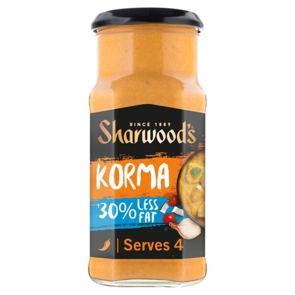 Sharwood's Cooking Sauce Korma 30% Less Fat 420g