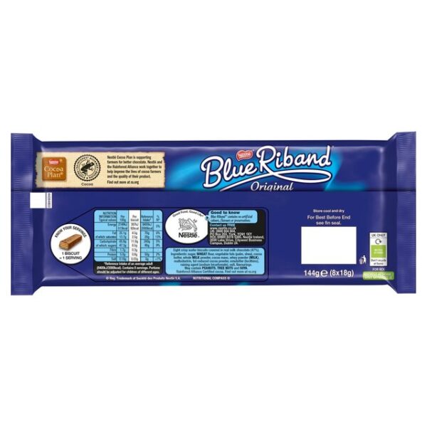 Blue Riband Original 8 pack 144g